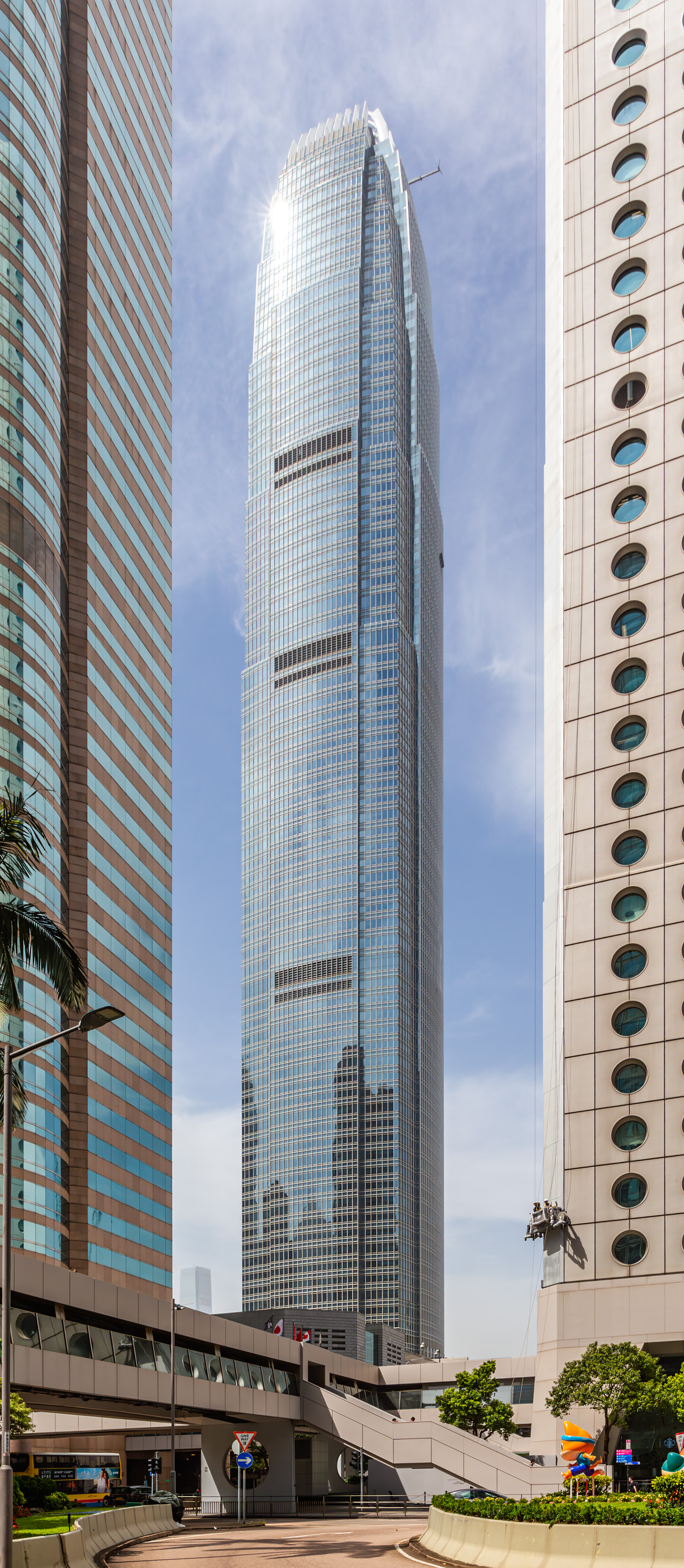 Two International Finance Centre, Hong Kong - View from the south. © Mathias Beinling